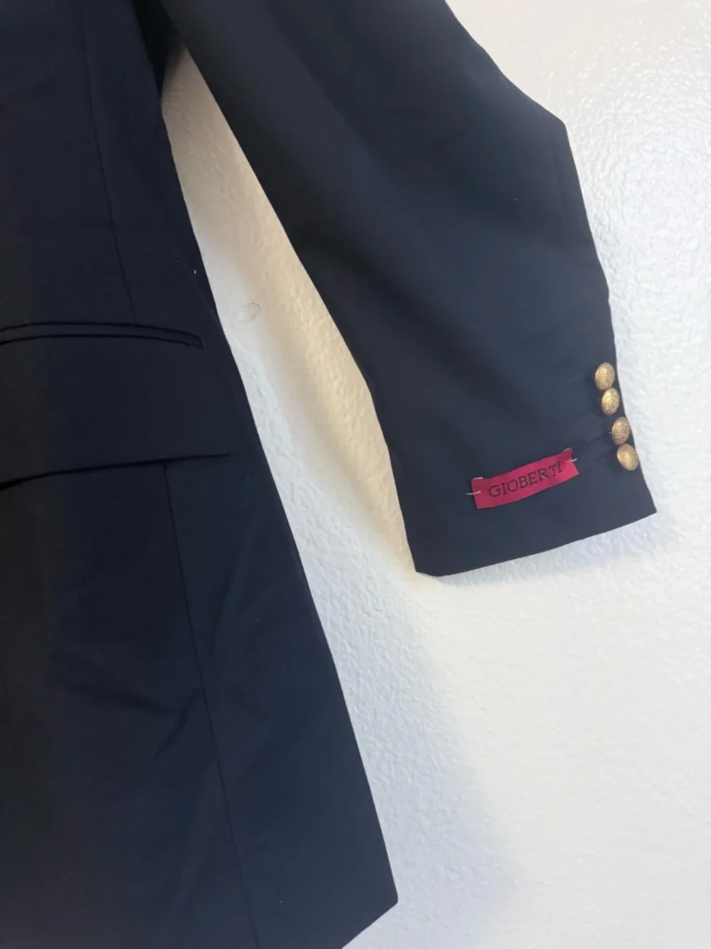 Gioberti Men's Formal Navy Blazer Jacket, Size 40 Regular